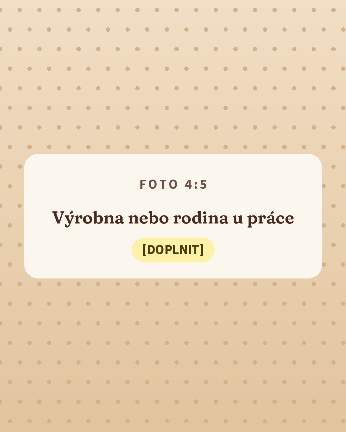 Cukrářská výroba Cukrárny u Jakuba